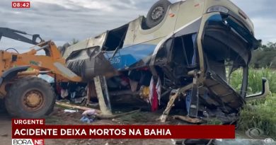 Bora Nordeste: urgente, acidente de ônibus deixa mortos na Bahia